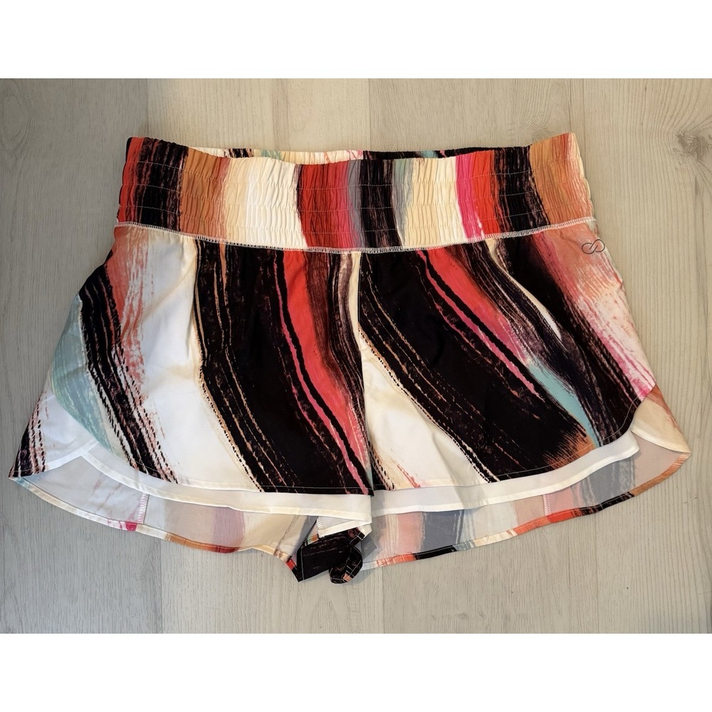 CALIA Relaxed Fit Step Up Shorts Women's Sz XL Multicolor X-Large